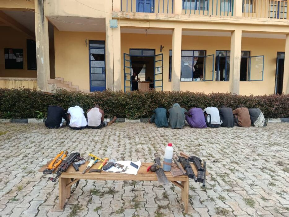 Police Parade Three Suspected Armed Robbers, Seven Land Dispute Suspects in Ondo